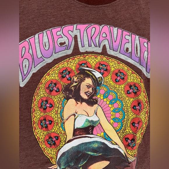 ☀️👙🩴 Blues Traveler Graphic t-shirt -  vintage - Picture 2 of 4